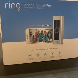 ring doorbell pro, brand new, still in box.